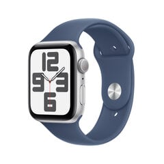 Apple Watch SE 3 GPS 40mm Silver Aluminium Case with Storm Blue Sport Band цена и информация | Смарт-часы (smartwatch) | hansapost.ee