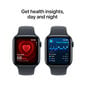 Apple Watch SE GPS + Cellular 44mm Midnight Aluminium Case with Midnight Sport Band - S/M MXGL3ET/A цена и информация | Nutikellad, laste nutikellad | hansapost.ee