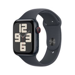 Apple Watch SE GPS + Cellular 44mm Midnight Aluminium Case with Midnight Sport Band - S/M MXGL3ET/A hind ja info | Nutikellad, laste nutikellad | hansapost.ee