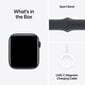 Apple Watch SE GPS + Cellular 44mm Midnight Aluminium Case with Midnight Sport Band - S/M MXGL3ET/A цена и информация | Nutikellad, laste nutikellad | hansapost.ee