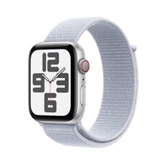 Apple Watch SE GPS + Cellular 44mm Silver Aluminium Case with Blue Cloud Sport Loop MXGR3ET/A hind ja info | Nutikellad, laste nutikellad | hansapost.ee