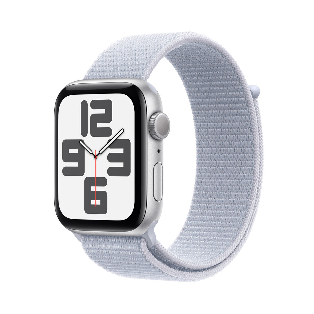 Apple Watch SE 3 GPS 44mm Silver Aluminium Case with Winter Blue Sport Loop цена и информация | Nutikellad, laste nutikellad | hansapost.ee