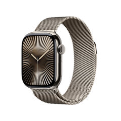 Apple Watch Series 10 GPS + Cellular 42mm Natural Titanium Case with Natural Milanese Loop MWXF3ET/A hind ja info | Nutikellad, laste nutikellad | hansapost.ee