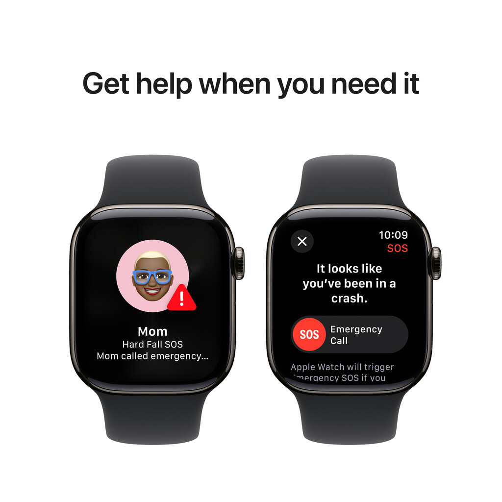 Apple Watch Series 10 GPS + Cellular 42mm Slate Titanium Case with Black Sport Band - S/M MWXG3ET/A hind ja info | Nutikellad, laste nutikellad | hansapost.ee