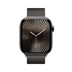 Apple Watch Series 10 GPS + Cellular 46mm Slate Titanium Case with Slate Milanese Loop - M/L MWYW3ET/A цена и информация | Смарт-часы (smartwatch) | hansapost.ee