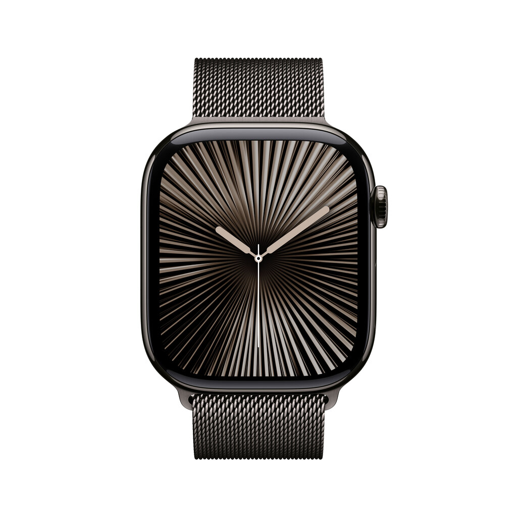 Apple Watch Series 10 GPS + Cellular 46mm Slate Titanium Case with Slate Milanese Loop - M/L MWYW3ET/A hind ja info | Nutikellad, laste nutikellad | hansapost.ee