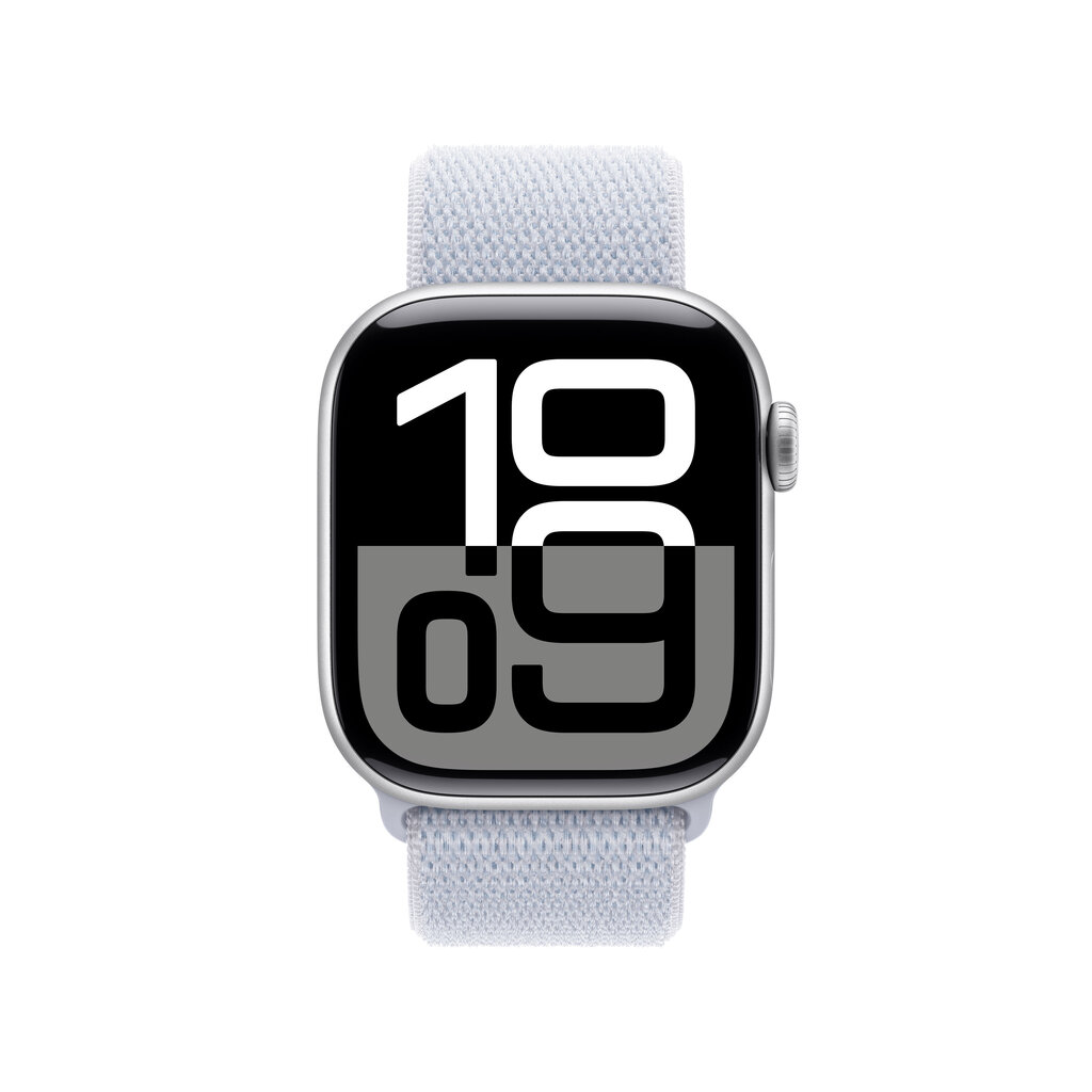 Apple Watch Series 10 GPS + Cellular 42mm Silver Aluminium Case with Blue Cloud Sport Loop MWX53ET/A hind ja info | Nutikellad, laste nutikellad | hansapost.ee