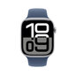 Apple Watch Series 10 GPS + Cellular 46mm Silver Aluminium Case with Denim Sport Band - S/M MWY03ET/A hind ja info | Nutikellad, laste nutikellad | hansapost.ee