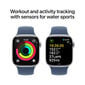 Apple Watch Series 10 GPS 42mm Silver Aluminium Case with Denim Sport Band - S/M MWWA3ET/A цена и информация | Nutikellad, laste nutikellad | hansapost.ee