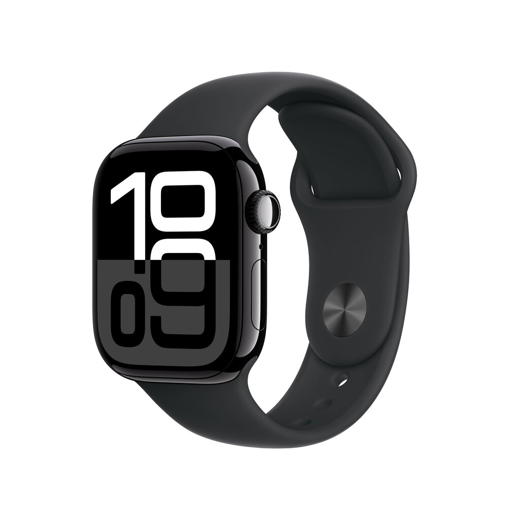 Apple Watch Series 10 GPS + Cellular 42mm Jet Black Aluminium Case with Black Sport Band - S/M MWX63ET/A hind ja info | Nutikellad, laste nutikellad | hansapost.ee