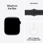 Apple Watch Series 10 GPS 42mm Jet Black Aluminium Case with Black Sport Band - S/M MWWE3ET/A hind ja info | Nutikellad, laste nutikellad | hansapost.ee