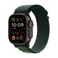 Apple Watch Ultra 2 GPS + Cellular 49mm Black Titanium Case with Dark Green Alpine Loop - Large MX4T3EL/A цена и информация | Nutikellad, laste nutikellad | hansapost.ee