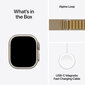 Apple Watch Ultra 2 GPS + Cellular 49mm Natural Titanium Case with Tan Alpine Loop - Medium MX4F3EL/A hind ja info | Nutikellad, laste nutikellad | hansapost.ee