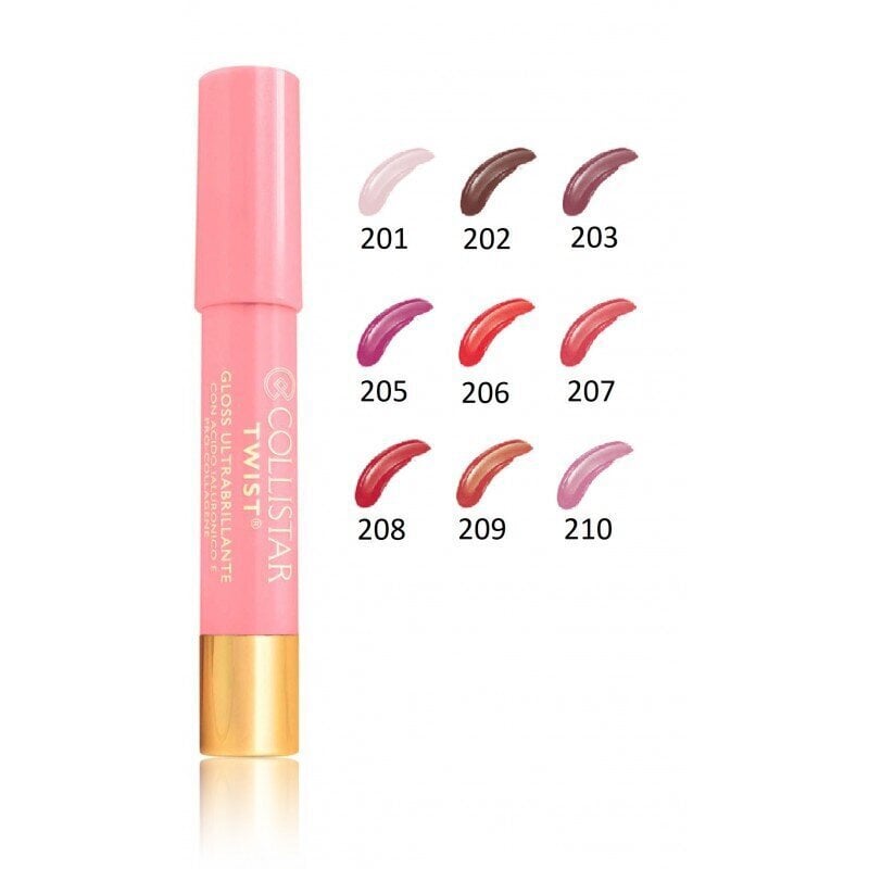 Huuleläige Collistar Twist Ultra-Shiny Gloss, 211 Mou, 4 g hind ja info | Huulekosmeetika | hansapost.ee