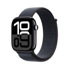 Apple Watch Series 10 GPS + Cellular 46mm Jet Black Aluminium Case with Ink Sport Loop MWY53ET/A цена и информация | Смарт-часы (smartwatch) | hansapost.ee