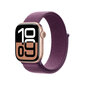 Apple Watch Series 10 GPS 42mm Rose Gold Aluminium Case with Plum Sport Loop MWWK3ET/A hind ja info | Nutikellad, laste nutikellad | hansapost.ee