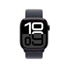 Apple Watch Series 10 GPS 42mm Jet Black Aluminium Case with Ink Sport Loop MWWG3ET/A цена и информация | Смарт-часы | hansapost.ee