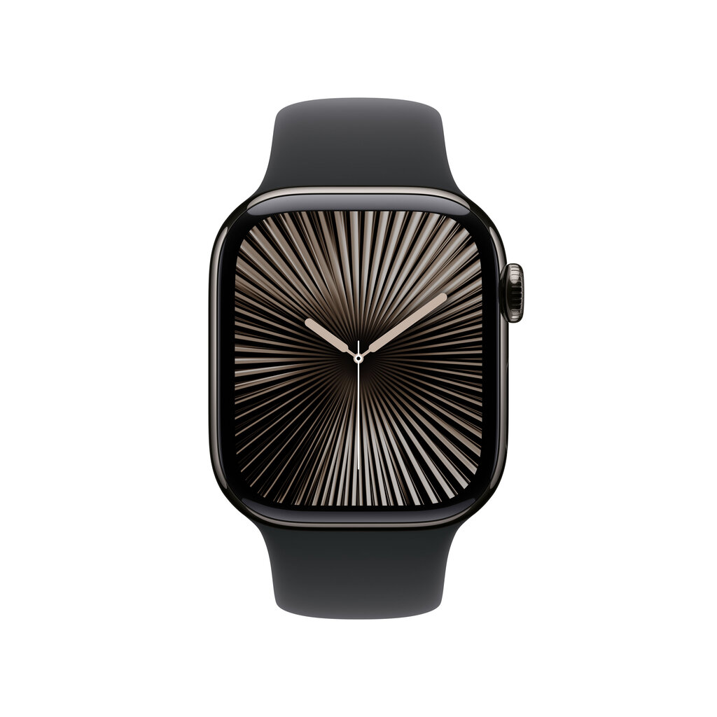 Apple Watch Series 10 GPS + Cellular 42mm Slate Titanium Case with Black Sport Band - M/L MWXH3ET/A hind ja info | Nutikellad, laste nutikellad | hansapost.ee