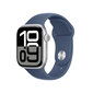 Apple Watch Series 10 GPS + Cellular 42mm Silver Aluminium Case with Denim Sport Band - M/L MWX43ET/A hind ja info | Nutikellad, laste nutikellad | hansapost.ee