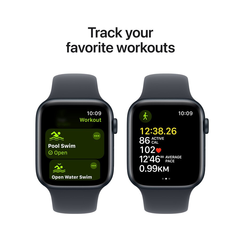 Apple Watch SE GPS + Cellular 40mm Midnight Aluminium Case with Midnight Sport Band - S/M MXGC3ET/A hind ja info | Nutikellad, laste nutikellad | hansapost.ee