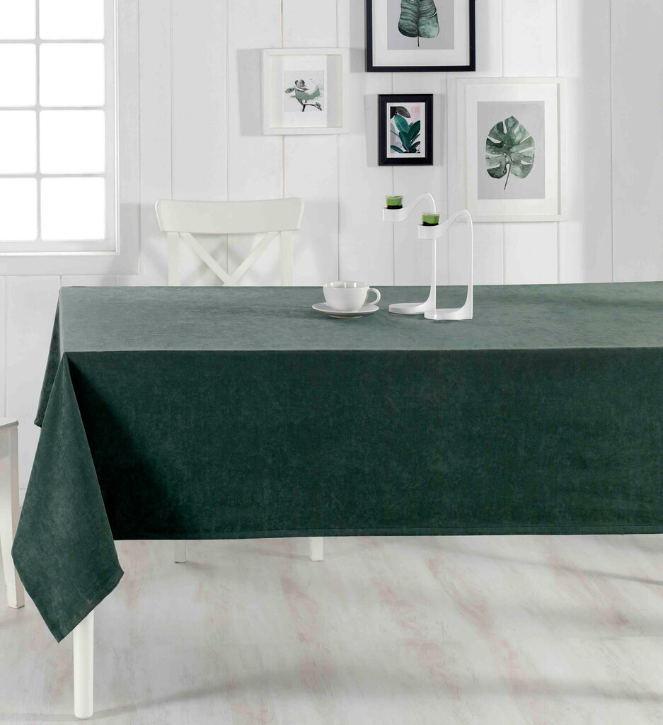 Hermia laudlina Venedik Emerald Green, 150x260 cm hind ja info | Lauakatted, laudlinad ja servjetid | hansapost.ee