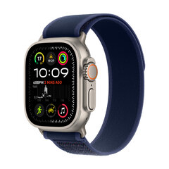 Apple Watch Ultra 2 GPS + Cellular 49mm Natural Titanium Case with Blue Trail Loop - S/M MX4J3EL/A цена и информация | Смарт-часы | hansapost.ee