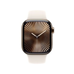 Apple Watch Series 10 GPS + Cellular 42mm Gold Titanium Case with Starlight Sport Band - M/L MX073ET/A hind ja info | Nutikellad, laste nutikellad | hansapost.ee