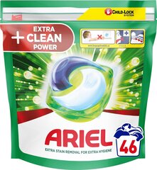 Ariel All-in-1 PODS +Extra Clean Power Pesukapslid, 46 tk hind ja info | Pesuvahendid | hansapost.ee