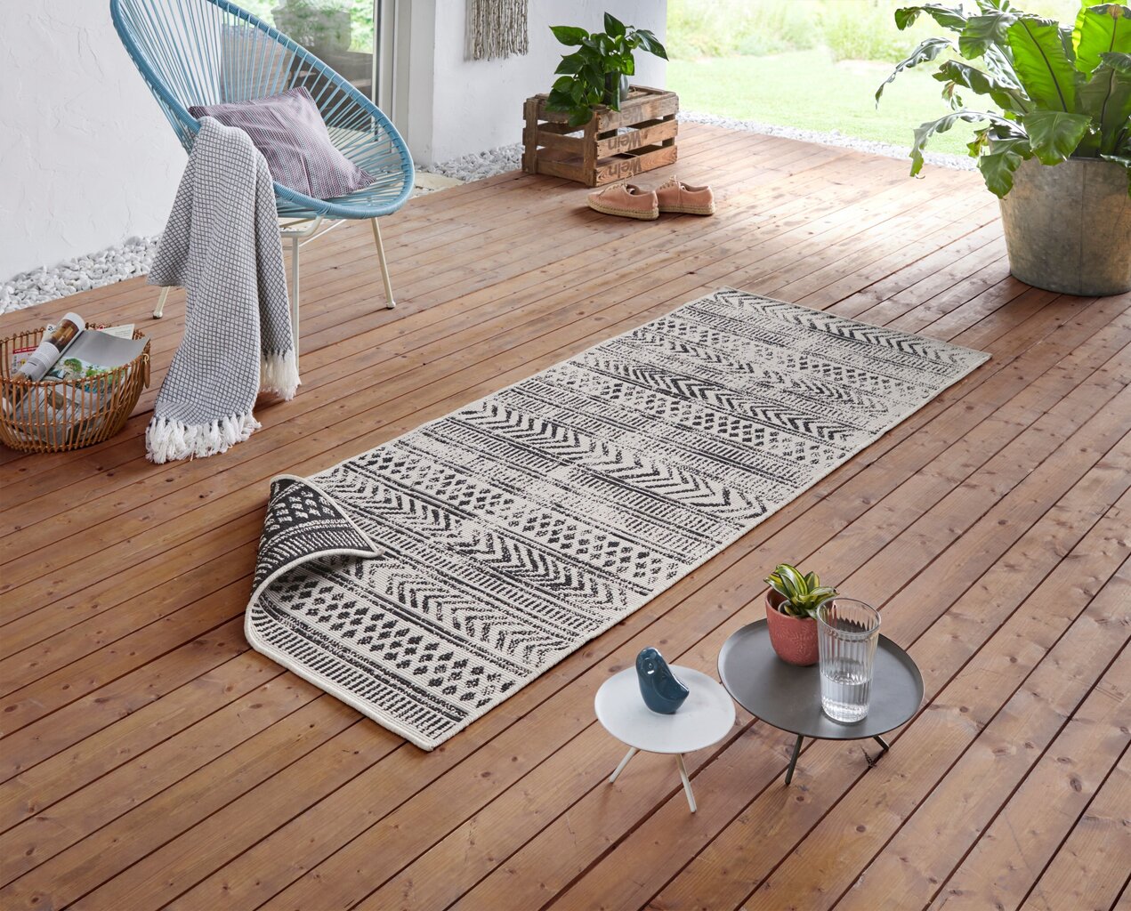 NORTHRUGS kahepoolne õuevaip  Biri, 80x150 cm цена и информация | Vaibad | hansapost.ee