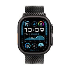 Apple Watch Ultra 2 GPS + Cellular 49mm Black Titanium Case with Black Titanium Milanese Loop - L MX5V3UL/A hind ja info | Nutikellad, laste nutikellad | hansapost.ee