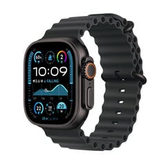 Apple Watch Ultra 2 GPS + Cellular 49mm Black Titanium Case with Black Ocean Band MX4P3UL/A цена и информация | Смарт-часы | hansapost.ee