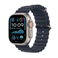 Apple Watch Ultra 2 GPS + Cellular 49mm Natural Titanium Case with Navy Ocean Band MX4D3UL/A price and information | Nutikellad, laste nutikellad | hansapost.ee