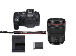 Canon EOS R8 + RF 24-105mm f/4L IS USM (must) price and information | Fotoaparaadid | hansapost.ee