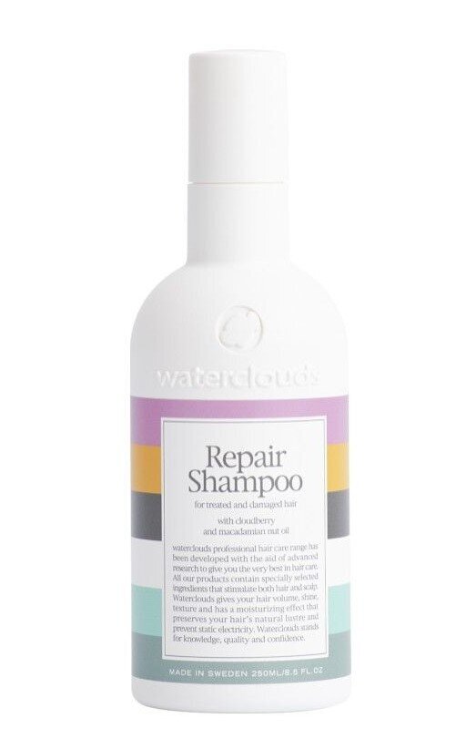 Šampoon kahjustatud juustele makadaamiaseemneõliga Waterclouds Repair shampoo, 250 ml цена и информация | Šampoonid | hansapost.ee