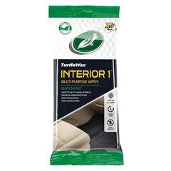 Universaalsed niisked salvrätikud Turtle Wax Interior 1, 24 tk. hind ja info | Autokeemia | hansapost.ee