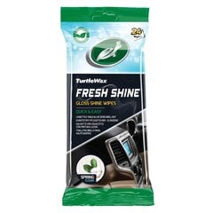 Салфетки влажные для салона автомобиля Turtle Wax Fresh Shine, 24 шт. цена и информация | Автохимия | hansapost.ee