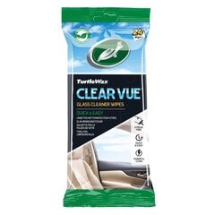 Влажные салфетки для стеклянных поверхностей Turtle Wax Clear Vue, 24 шт. - Mēness aptieka цена и информация | Автохимия | hansapost.ee