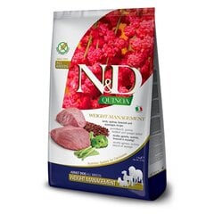 Farmina N&D Dog Quinoa Weight Management с бараниной и брокколи, 2.5 кг цена и информация | Сухой корм для собак | hansapost.ee