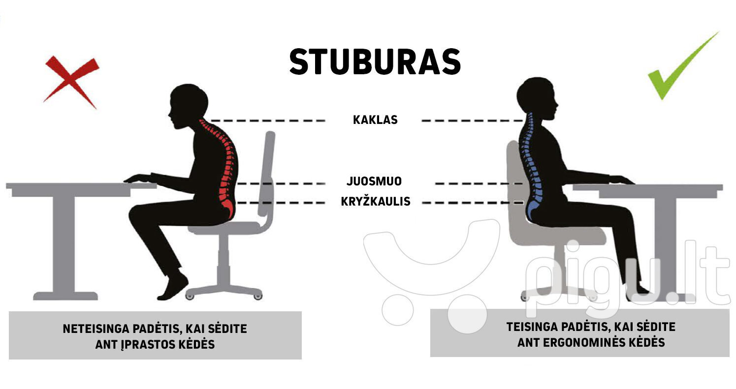 Kahjustatud pakendiga toode. Ergonoomiline lastetool Entelo Good Chair Petit VS08 3, valge/roosa hind ja info | Mööbel defektiga pakendis | hansapost.ee