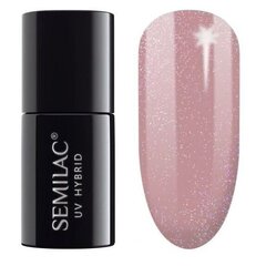 Стойкий гибридный гель лак для ногтей SEMILAC 320 Shimmer Dust Beige, 7 мл цена и информация | Лаки для ногтей, укрепители для ногтей | hansapost.ee