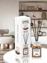 Ароматический диффузор с палочками для дома Eyfel Coffee Latte, 120 мл цена и информация | Ароматы для дома | hansapost.ee