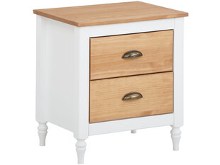 Öökapp Rini 5549723, valge/pruun price and information | Nightstands | hansapost.ee