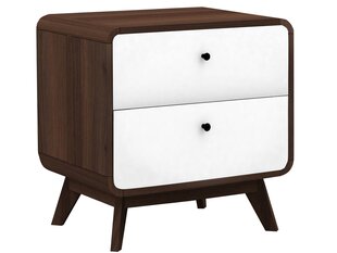 Öökapp Caitlin 5674371, pruun/valge price and information | Nightstands | hansapost.ee