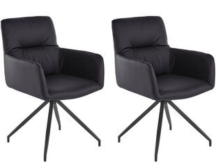 2-ne tugitoolide komplekt Anya 59130160, must price and information | Armchairs | hansapost.ee