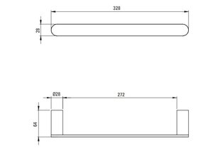 Rätikuhoidja Deante Round, ADRN611, nero price and information | Bathroom accessories | hansapost.ee