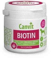 Добавка для кожи и шерсти Canvit Dog Biotin, 230 г цена и информация | Витамины, добавки, средства от паразитов для собак | hansapost.ee