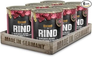 Belcando Super Premium veiseliha ja kartuliga, 6x800 g hind ja info | Koerakonservid | hansapost.ee