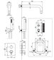 Termostaatiline dušikomplekt koos segistiga Deante Silia, must цена и информация | Vannitoa segistid | hansapost.ee