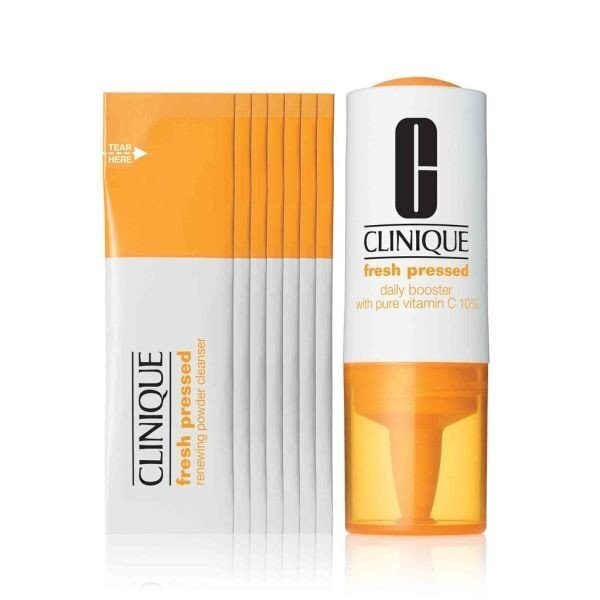 Emulsioon Clinique Fresh Pressed Daily Booster With Pure Vitamin C 10% 4x8.5 ml цена и информация | Näoõlid, ampullid ja seerumid | hansapost.ee