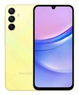 Samsung Galaxy A155F A15 8|256GB DS Yellow цена и информация | Telefonid | hansapost.ee